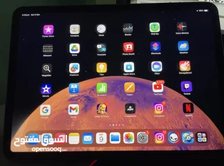  4 تحت ضمان ابل IPad Pro شبه جديد 2023   265 GB معالج M2 اقوى معالج من Apple