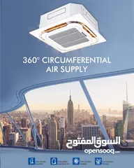  3 مكيف اوكس كاسيت دكت AUX موديل 2025 من متخصصين المشاريع مجموعة المراد لتكيف والتبريد