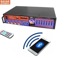  1 امبلفير  مضخم صوت Audio Amplifier 2 Channels Bluetooth  BT-669 مضخم صوت