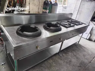  13 Stainless Steel kitchen Cooking Range 2 burner / 4 burner / 5 burner / 6 burner