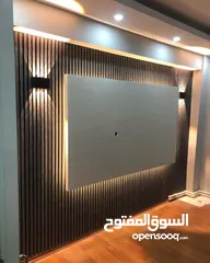  12 ورق جدران والشيبورد وبانوهات وجبسن بورد وبديل الرخام وبديل الخشب وبديل الحجر والقرميد والفاير بليس