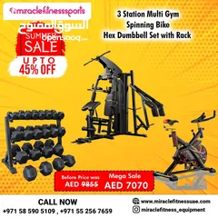  3 Gym equipments