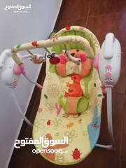  1 كرسي هزاز على بطاريه جديد