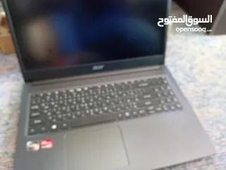  6 لابتوب acer  slam   الموصفات rayzn 3 الجيل الاخير 4غيغا  ram Ddr4 الكرت انتل  u hd الذاكرة 1tera HDD