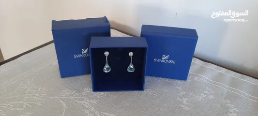  2 حلق سوارفسكي اصلي