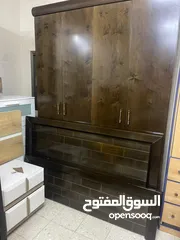  1 غرفة نوم 4 بواب خشب زان بحالة ممتازة