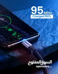  8 كوابل شحن من شركة يوجرين UGREEN الوكااالة.  شاهد الوصف: