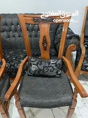  4 طقم كنب راقي جدا  للعائلات  طقم كنب 11مقعد مع 8 وسائد بسعر مناسب