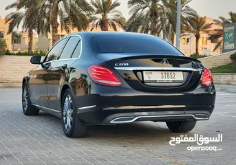  6 2015 Mercedes C200 / Gcc Specs / Panorama / Original Paint / 180, 000 km