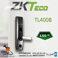  1 القفل الذكي Smart Lock نوع ZKTeco TL400B  مناسب لجميع الأبواب