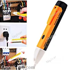  1 قلم الكتروني لفحص الكهرباء بالحائط عن بعد