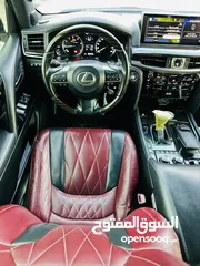  10 لكزس بلاك اديشن LX570-2019 صبغ الوكاله في قمة النظافة