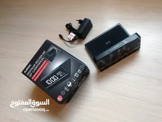  1 AURIOL Wireless  ساعة/منبه/حرارة الغرفة/شاحن ويرلس ألماني جديد