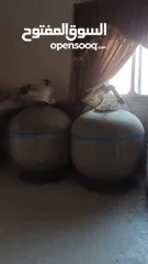  2 فلاتر بركة سباحه امريكي اصلي بحاله ممتازه وسعر ممتاز 900 لتر عندك بركة سباحه المستعمل والجديد واحد