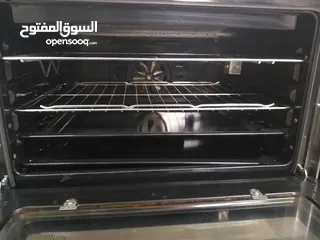  3 فرن غاز 80 × 60 نوع بينكون إيطالي تجميع مصري مع مروحه تيربو فل سيفتي