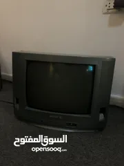  2 تلفزيونات للبيع 14* انش وكالة جديدات تقريبا