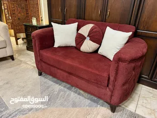  7 طقم كورنر تفصيل خشب لاتيه وقراط إسفنج ضغط عالي سفنج تركي القماش قماش مخمل ووتر بروف