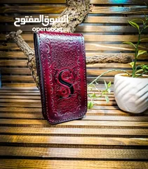  2 حقيبة نسائية من الجلد الطبيعي
