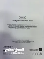  4 Apple iPad 10th Generation (256) GB آيباد ابل الجيل العاشر