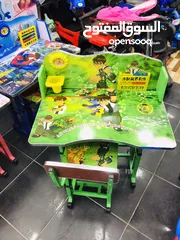  22 السعر شامل التوصيل داخل عمان عرض خاص على مكتب الدراسة للاطفال مع مقعد فقط من island toys