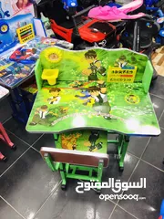  22 السعر شامل التوصيل داخل عمان عرض خاص على مكتب الدراسة للاطفال مع مقعد فقط من island toys