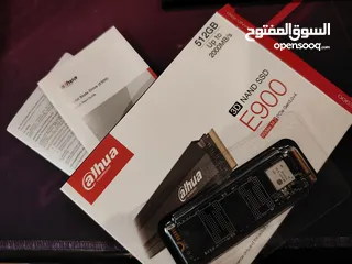  3 SSD Nvme M.2900 512Gb ذاكرة تخزين بسعه   ذاكره تخزين داخليه 512gb للكمبيوتر جديده بالكرتونه