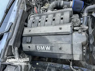  6 E34 BMW   اسود 6 سلندر