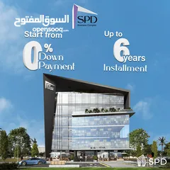 5 امتلك وحدتك الإداريه مساحة 33 متر في قلب التجمع الخامس في مشروع SPD Business Complex