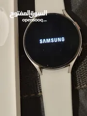  23 .   Samsung Galaxy watch 5 black  and Samsung  Galaxy  watch  4 silver