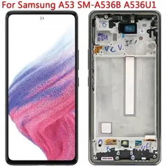  3 ‎شاشة سامسونج A53  أصلي شركة 100%   , SAMSUNG A53 ORIGINAL LCD