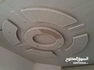  19 ديكورات جبس بورد ودهان وبديل خشب ورخام وشي بورد وكهربا