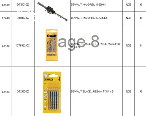  19 Dewalt Power tools and accessories