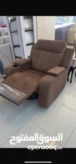  1 كرسي ركلاينر هزاز كهربائي مع ريموت