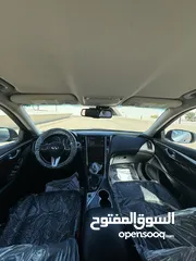  7 أنفنتي Q50 موديل 2019 بحادث خفيف جدا سيارة قمة في نظافة