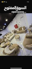  1 طقم نيو كلاسيك مودرن 9 مقاعد خشب زان فخم. كثيييييير ومرتب جديد وعرض ناااار 699 دينار فقط