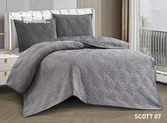  6 لحاف نفخ صيفي مجوز 6 قطع جودة عالية جدا مع كفالة  المقاسات : اللحاف 250×220 الملف 180×200×25 مع مغيط