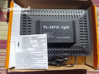  4 كشاف تصوير 3 الوان ابيض  وصحراوي ودايلايت