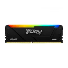  2 رام 16 GB DDR4 Fury جديد  Kingston FURY Beast RGB 16GB (1 x 16GB) 3600MHz DDR4 RAM - Black