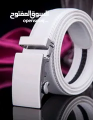  1 حزام رجالي أبيض