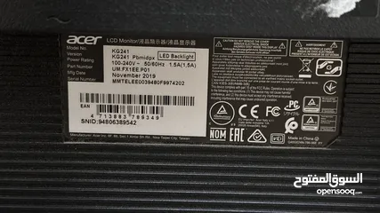  1 شاشة acer(KH241)