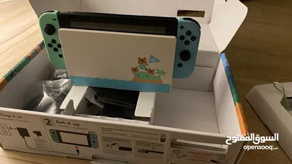  5 نينتيندو سويتش أنيمل كروسينغ Nintendo  الاصدار المحدود switch animal crossing