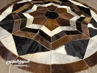  12 سجاد جلد بقر طبيعي  مستورد