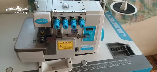  1 ماكنه خياطه صناعي وماكنه خيطه حبكه