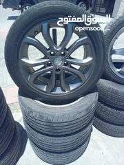  3 مجموعه اطارات و جنطات مستعمله اصليه