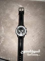  2 ساعه بريتلنج جلد