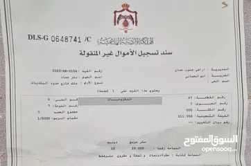  1 فرصة استثمارية: للبيع قطعة أرض في ابو الحصاني 10 دونم من المالك