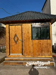  2 اكواخ خشبية اكشاك القهوه
