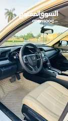  6 هوندا سيفيك 2017 فوول اوتوماتيك بمحرك 2.0 وارد ابيض بيج قمه في النظافه وبسعر جميل . مسقط الخوض