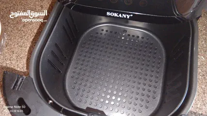  5 مقلاة هوائية اكبر حجم للبيع نوع SOKANY