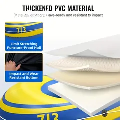  4 قارب صيد مطاطي عملي وخفيف